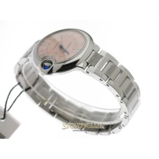 Cartier Ballon Blue 33mm automatico ref. WSBB0046 rosa nuovo